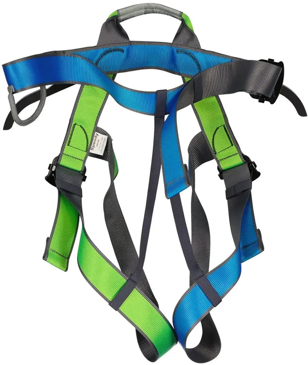 Rock Empire Speedy Harnas Blauw Groen