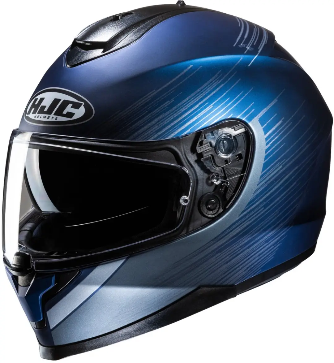 HJC C70N Sway Zwart Blauw Integraalhelm