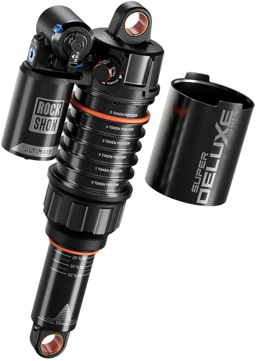 RockShox Super Deluxe Ultimate RC2T Stumpjumper 15 Schokdemper 55mm - afbeelding 3 van 5