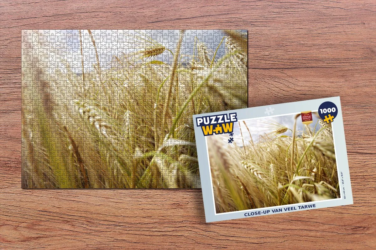 PuzzleWow Legpuzzel 1000 Stuks - Tarwe Multicolor