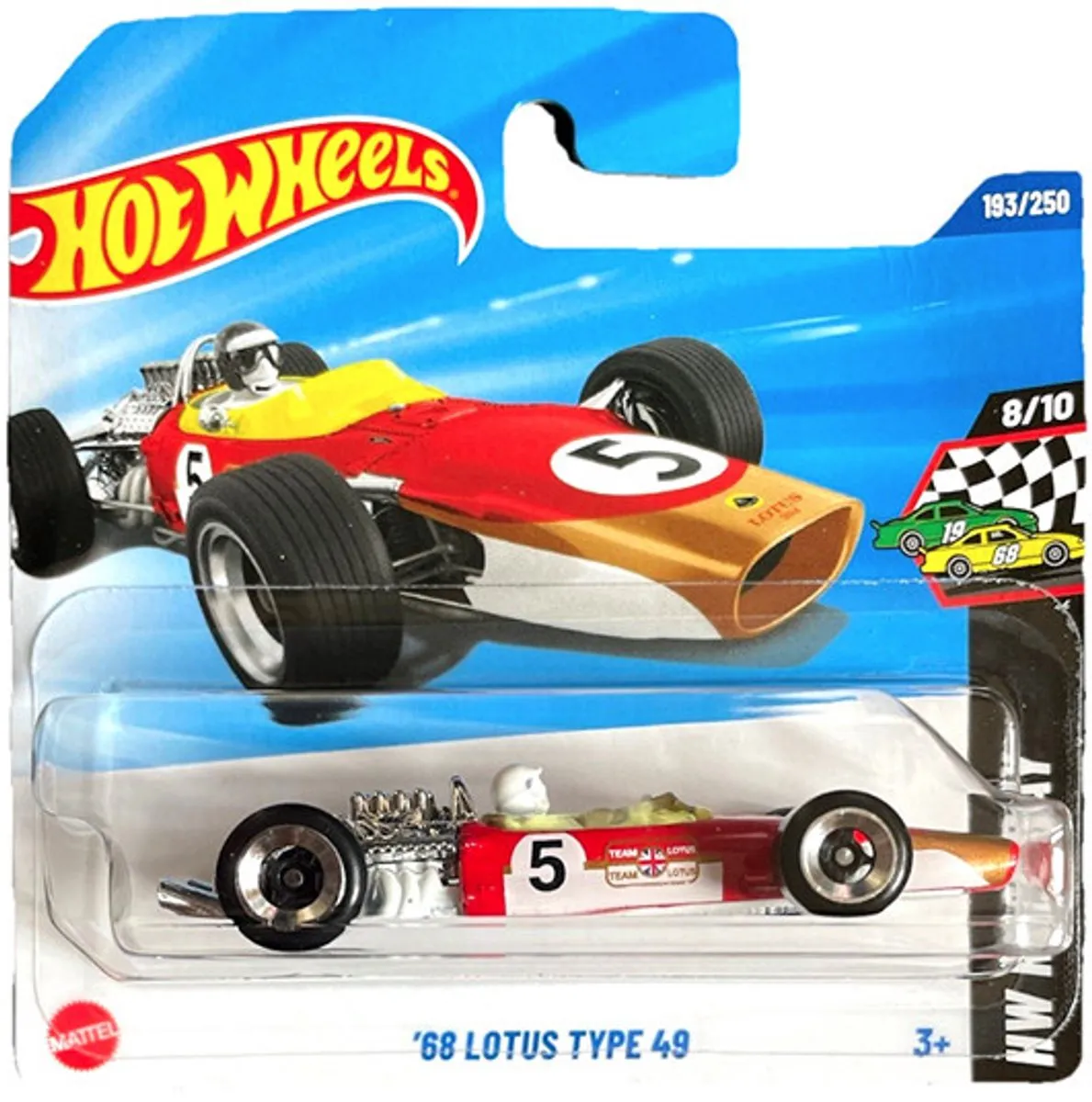 Hot Wheels Lotus '68 Type 49 Racing Red 1:64