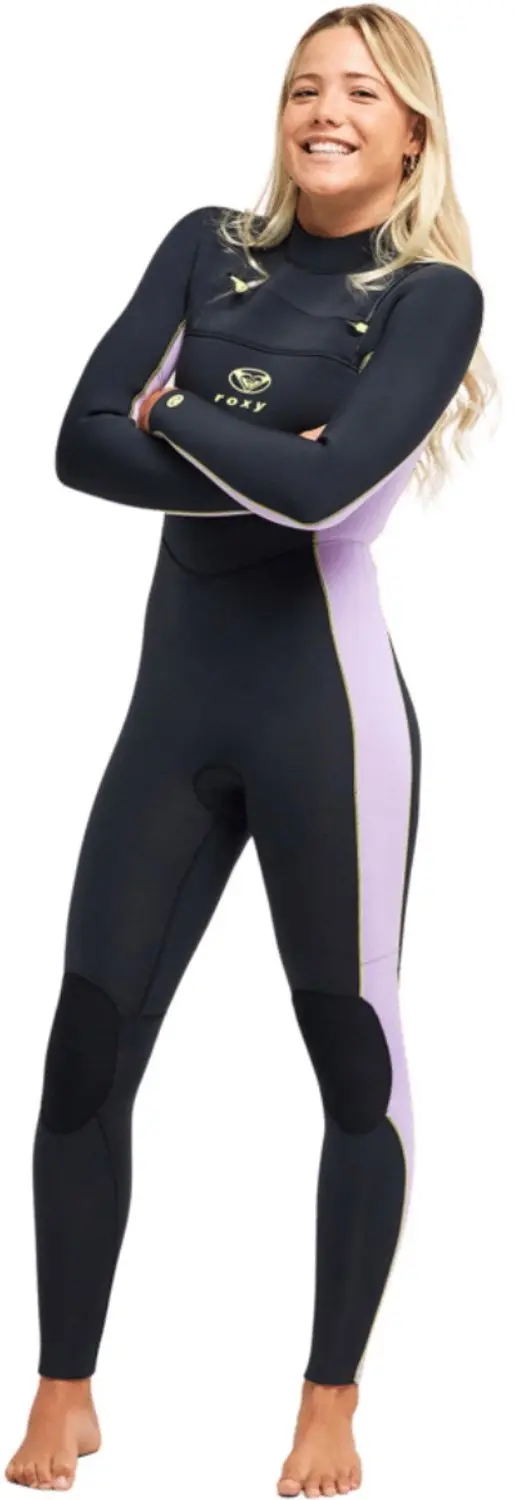 2026 Roxy Dames Rise Natural 4/3mm Borst Ritssluiting Wetsuit 26BW2135