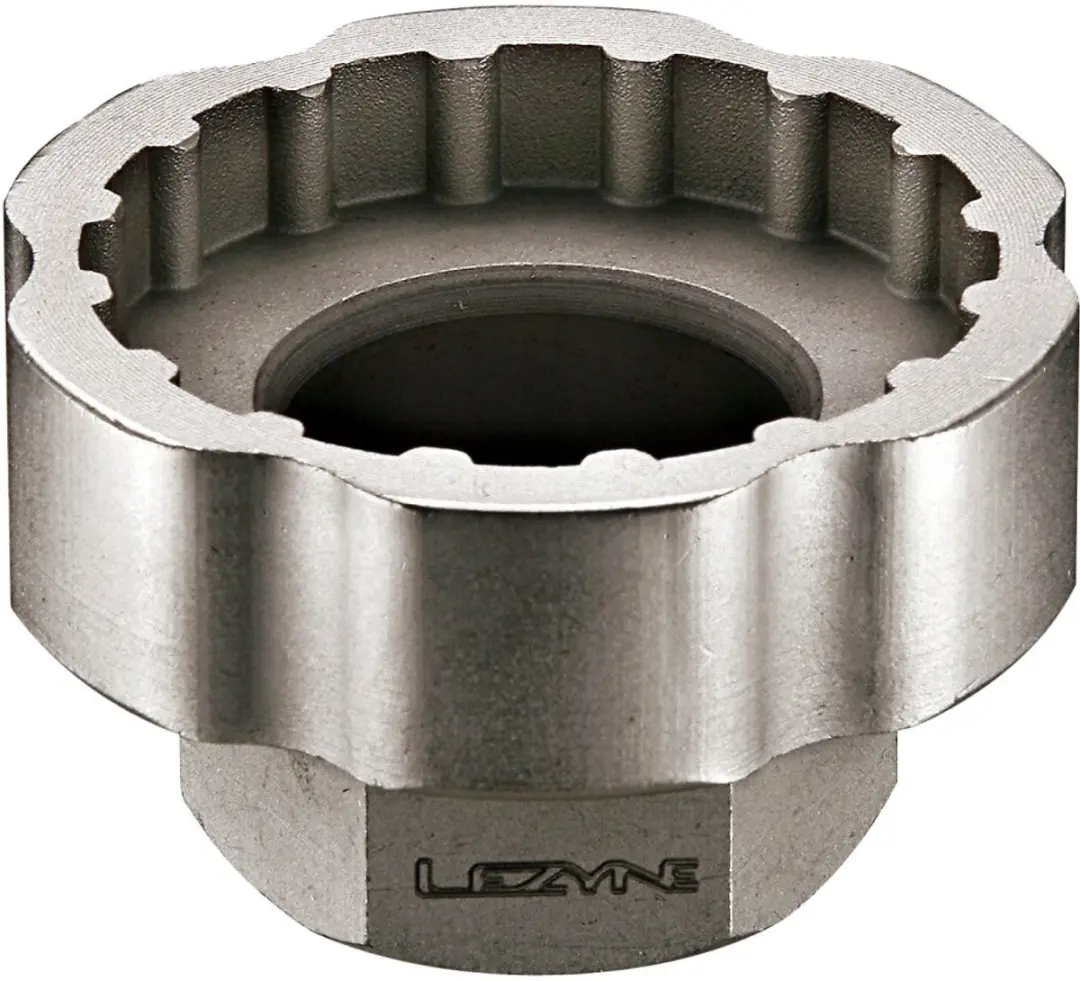 LEZYNE EXTERNAL BOTTOM BRACKET SOCKET TOOL NICKEL