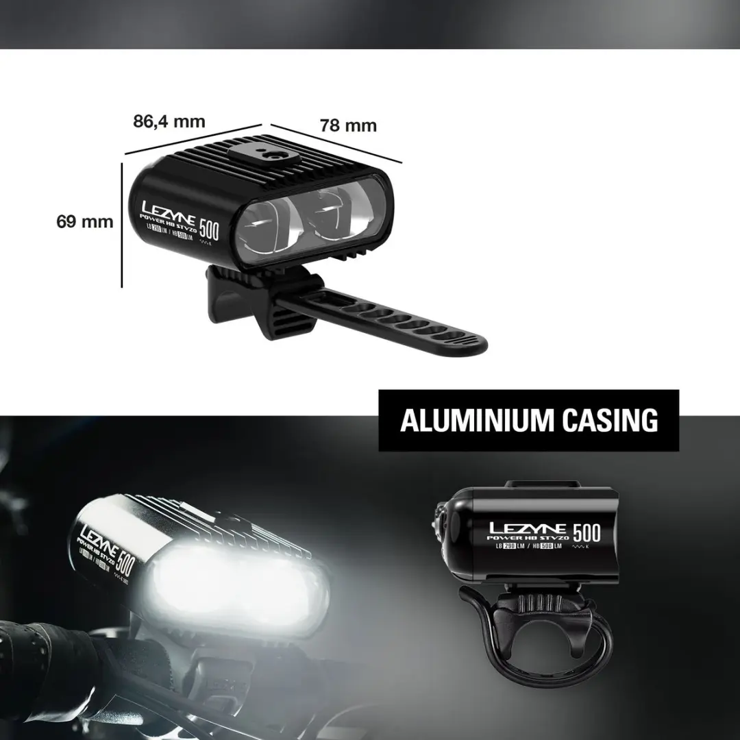 Lezyne Power HB Drive StVZO 500 Voorlicht - afbeelding 2 van 6