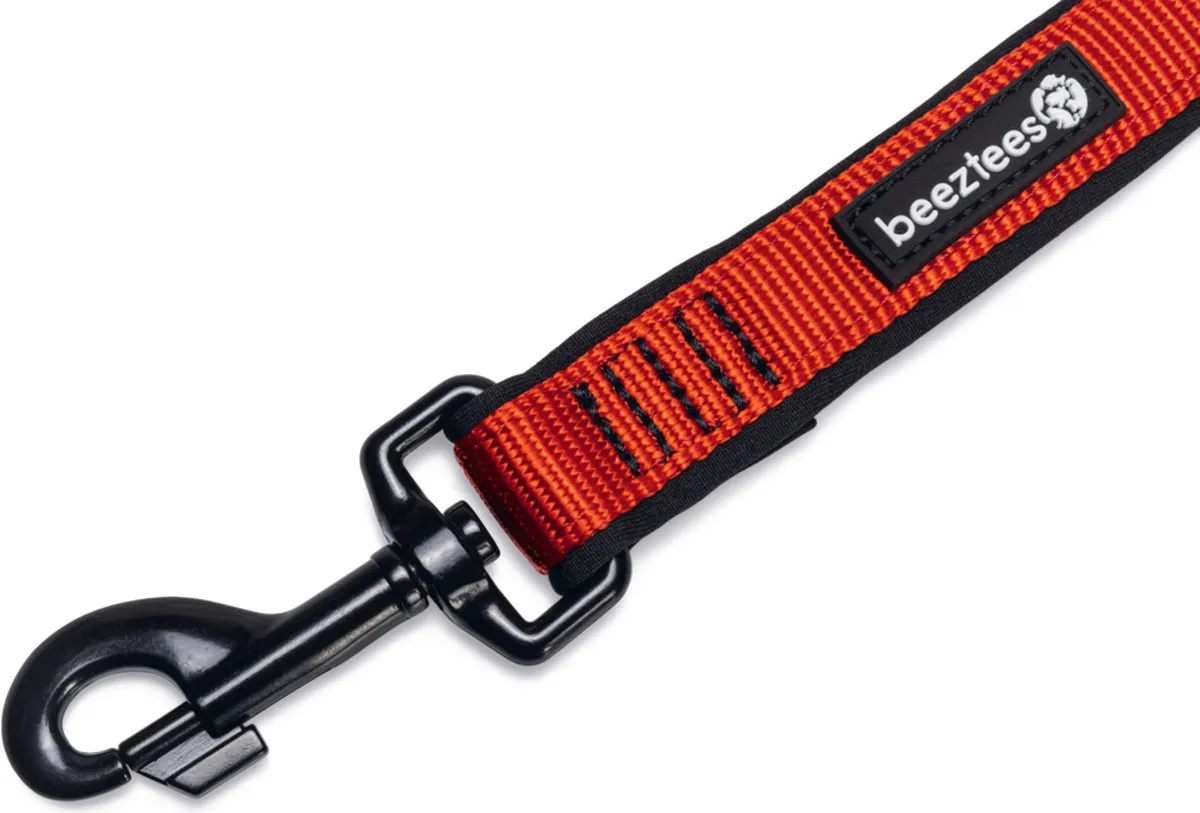 Beeztees Parinca Premium Hondenriem - Rood 180cm x 20mm