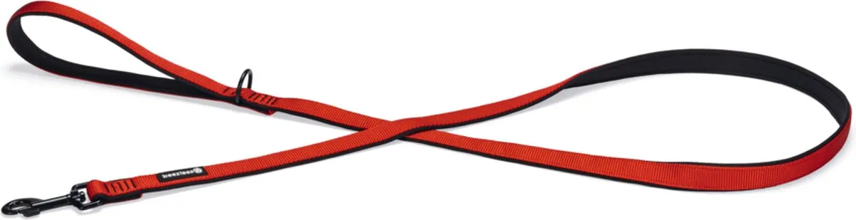 Beeztees Parinca Premium Hondenriem - Rood 180cm x 20mm