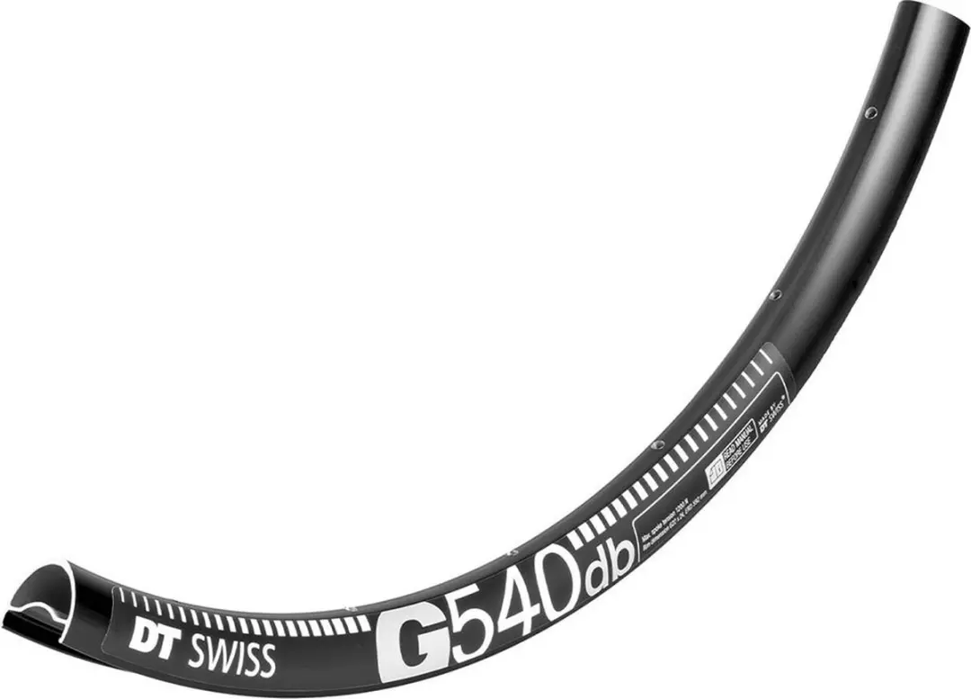 DT Swiss velg 29 G540 alu Gravel 32/14 28.0mm DB zwart