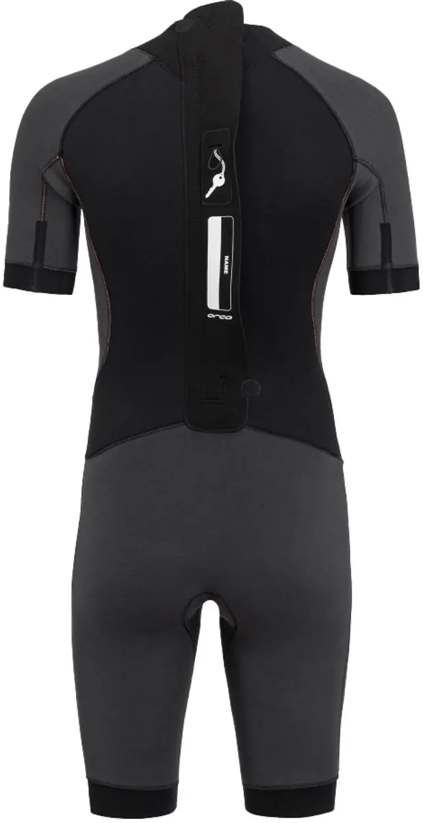 ORCA Vitalis Shorty Open Water Wetsuit - Zwart Oranje - afbeelding 3 van 6