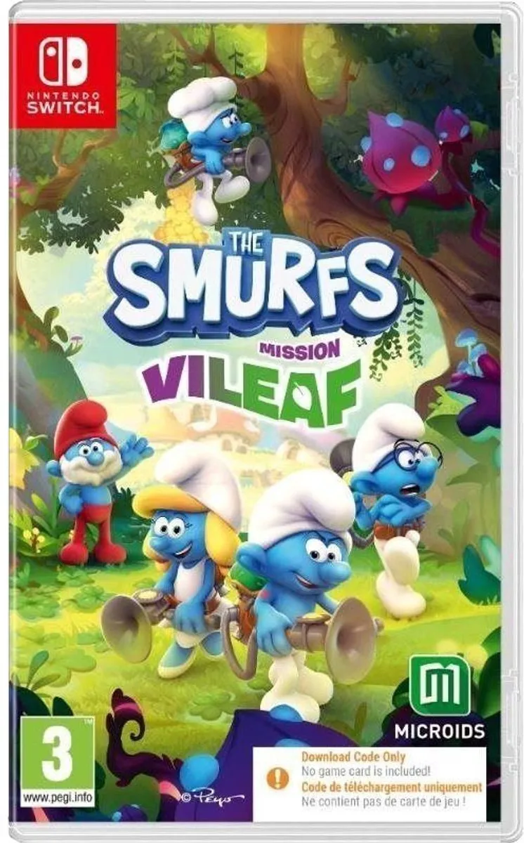 Nintendo Switch The Smurfs Mission Vileaf Code