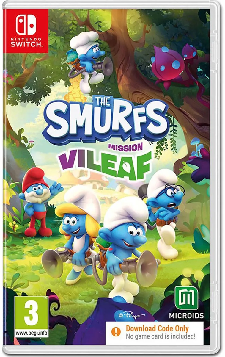 Nintendo Switch The Smurfs Mission Vileaf Code - Transparant