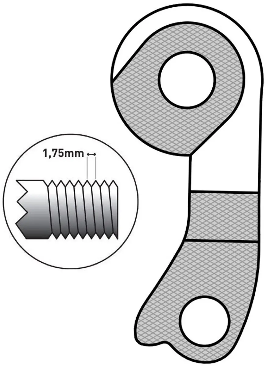 Union GH-249 Derailleurhanger - afbeelding 5 van 6