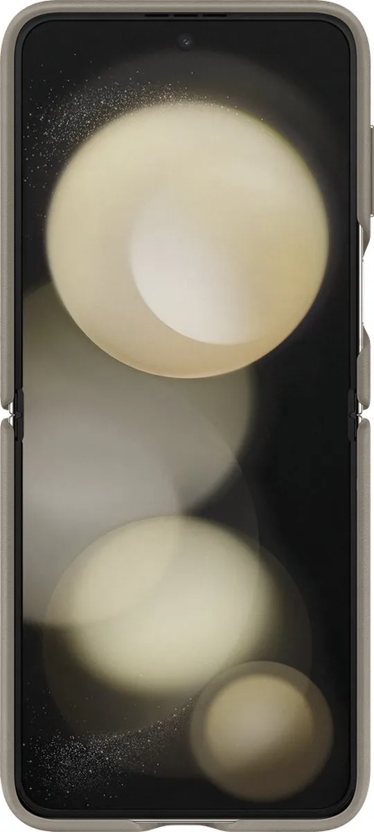 Samsung Galaxy Z Flip5 EF-VF731PA ECO-Leather Hoesje - Etoupe - afbeelding 6 van 6