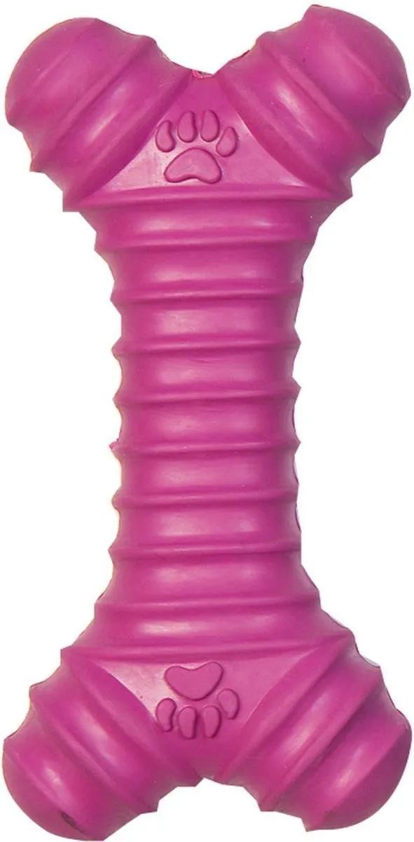 Flamingo Rubber Squeaky Hondenspeelgoed 16cm - Roze
