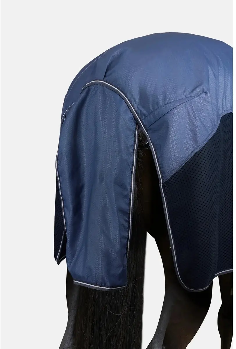 Horze Aircool 3D Buiten deken paard grijs 135cm - afbeelding 5 van 6
