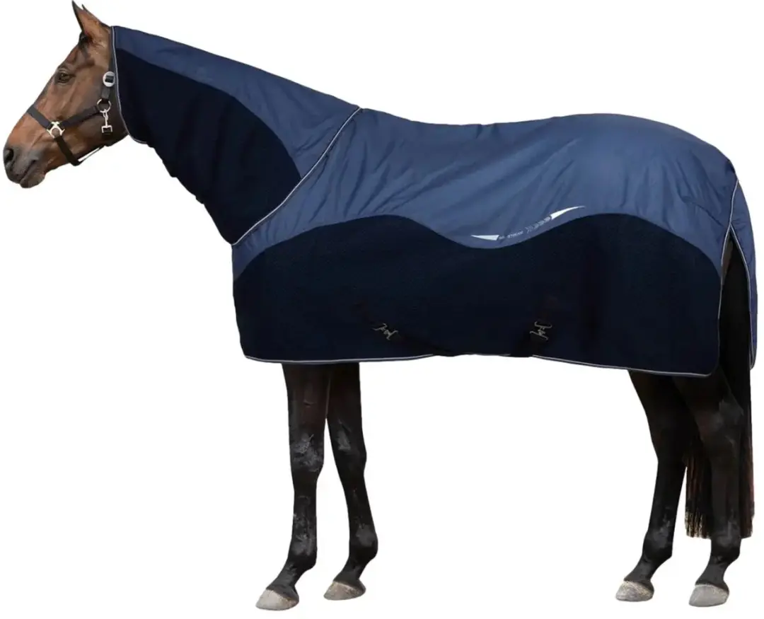 Horze Aircool 3D Buiten deken paard grijs 135cm - afbeelding 6 van 6