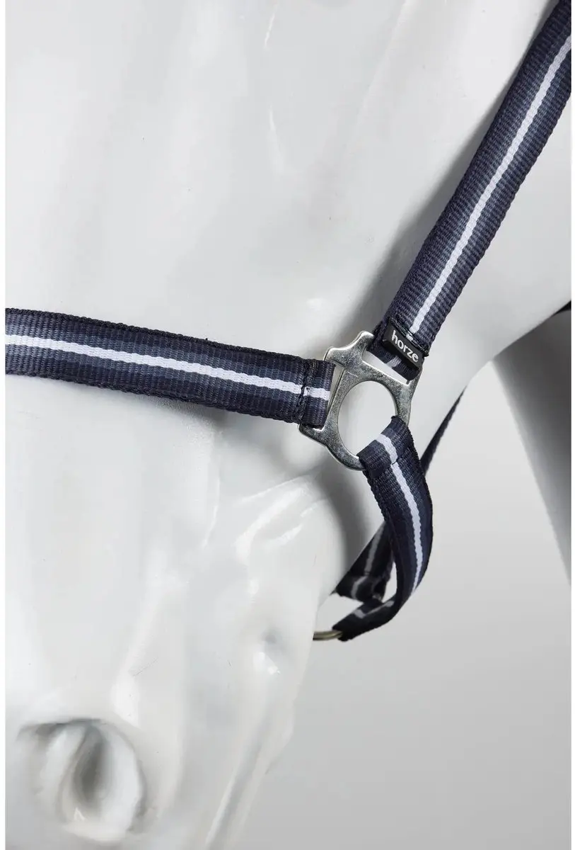 Horze Nylon Halster Cob Odyssey Navy - afbeelding 3 van 6