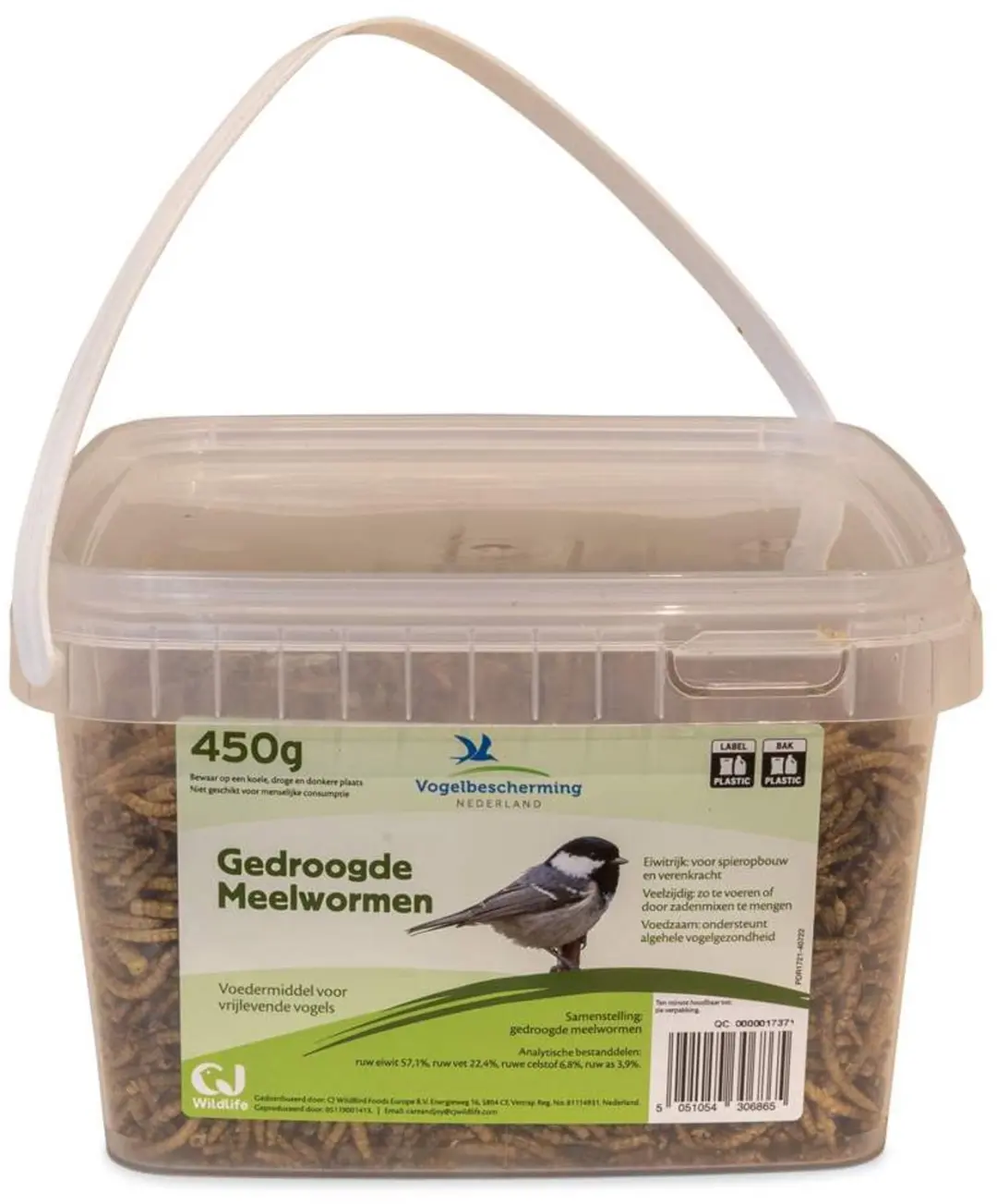 Gedroogde Meelwormen 450g