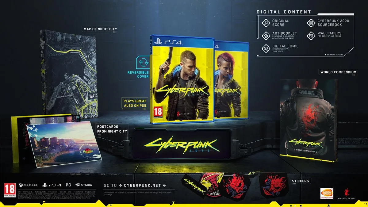 Bandai Namco Cyberpunk 2077 PS4 - Game