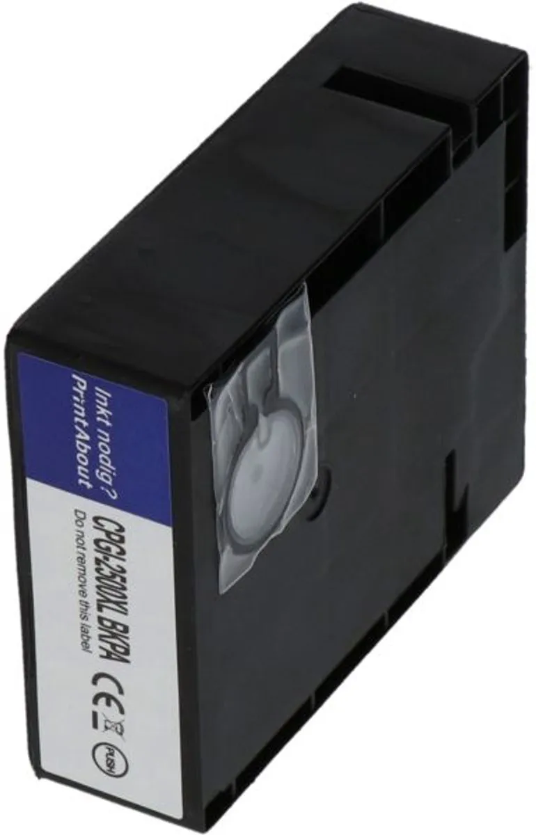 PrintAbout PGI-2500BK Inktcartridge - Zwart - 3000 pagina's