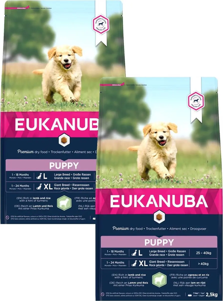 Eukanuba Puppy/Junior Large Breed Lam&Rijst
