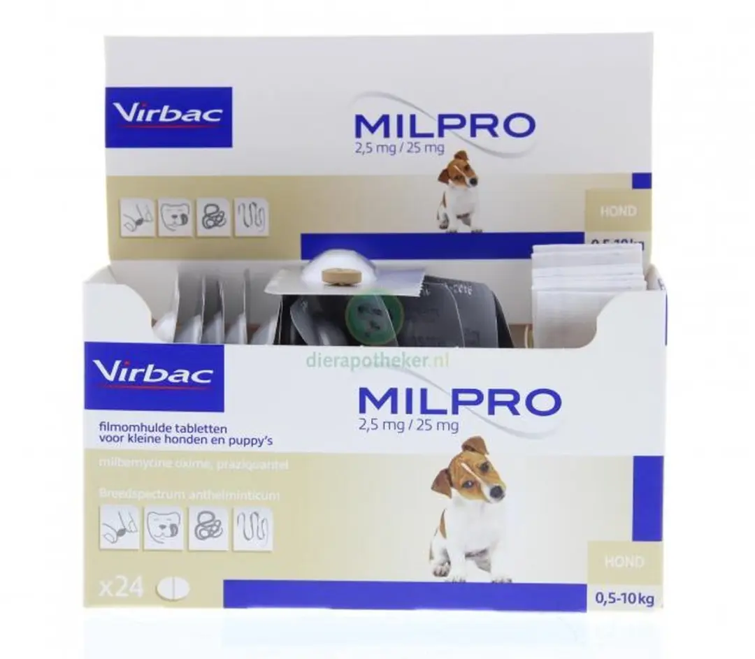 Milpro Kleine Hond 24 tabl.