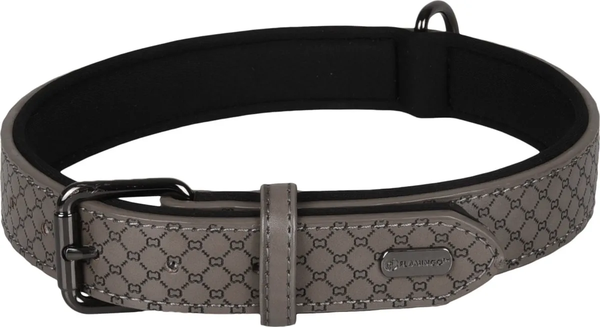 Flamingo Patti Halsband Honden Grijs XXL 52-62cm