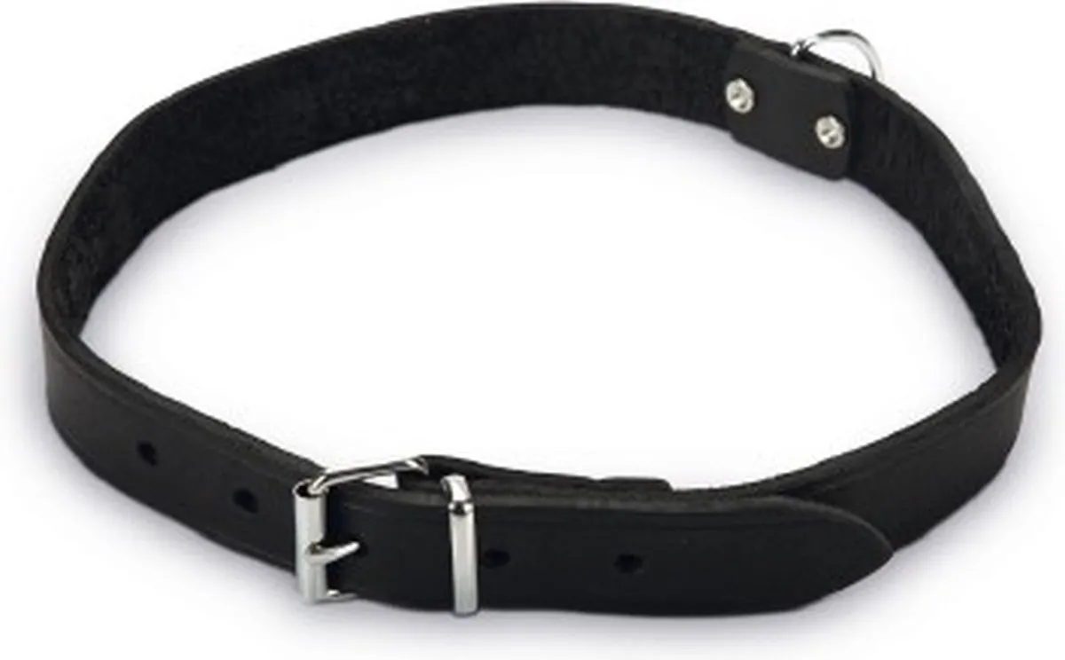 Beeztees Halsband Hond Leer 55-65cm x 25mm