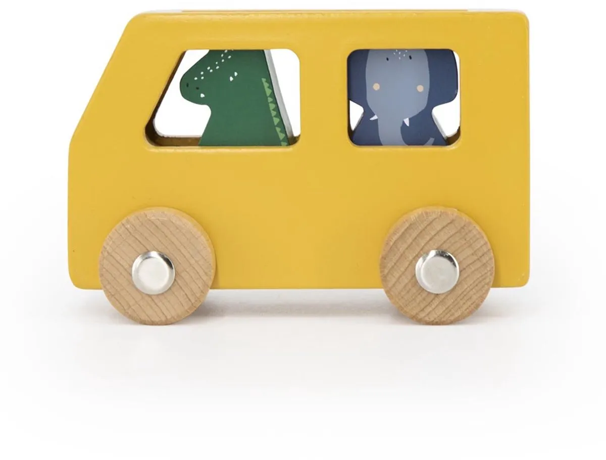 Trixie Houten Speelgoedauto Set 3