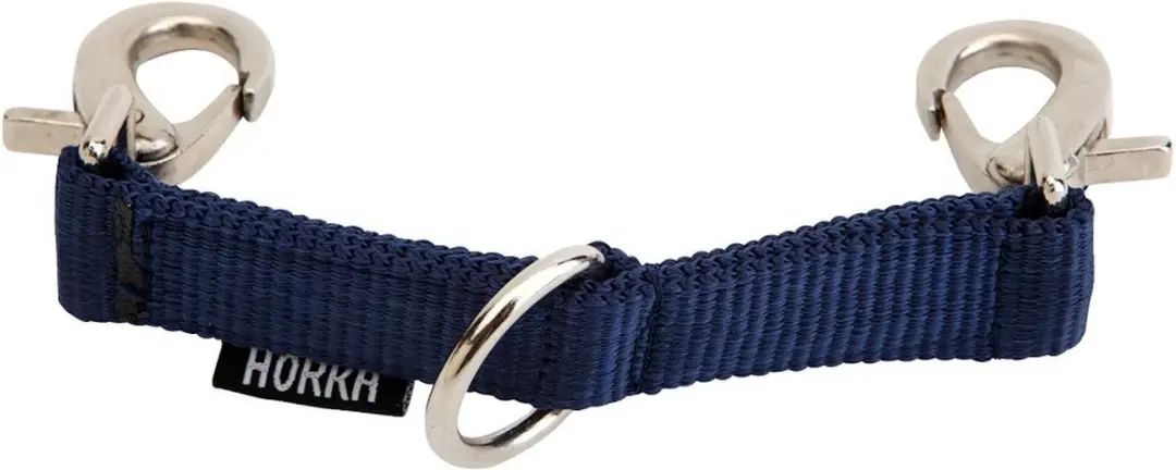 Horka Longeerstuk met D-ring 13 cm Zwart - afbeelding 3 van 3