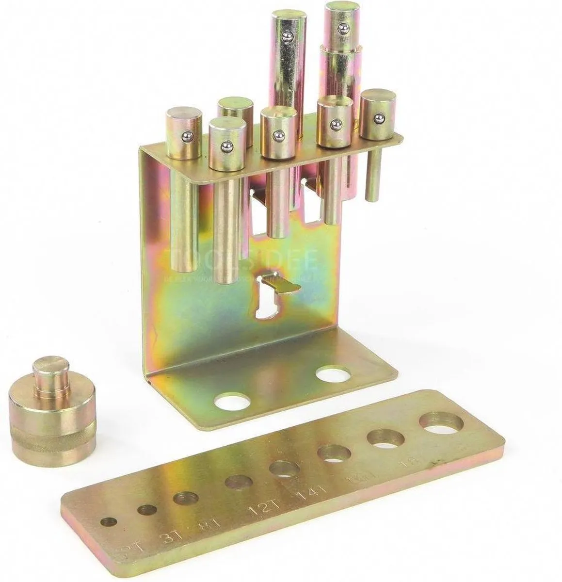HBM Set Perspennen TBV Raamwerkpers - Metaal 10mm - 8-delig