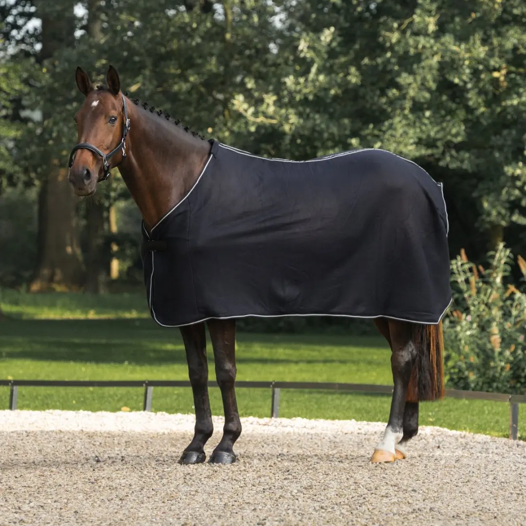 Horka Economy Fleece Cooler 250g 155cm Zwart - afbeelding 3 van 3