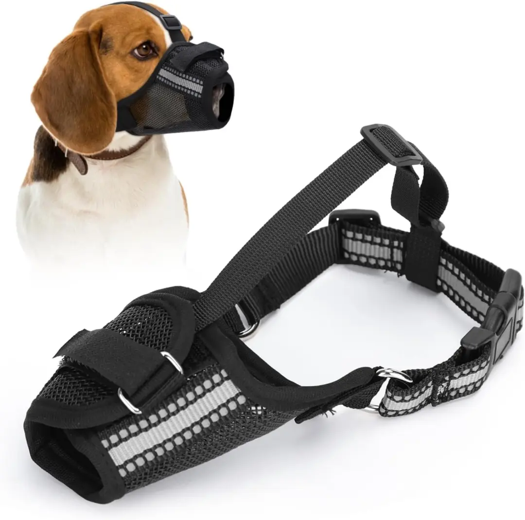 Nobleza Hondentuig Zacht Ademend Mesh Muzzle Verstelbaar