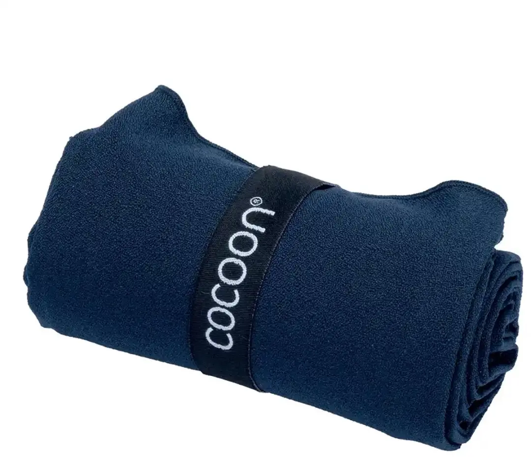 Cocoon Microfiber Hyperlight Handdoek 90x50cm Blauw - afbeelding 3 van 5