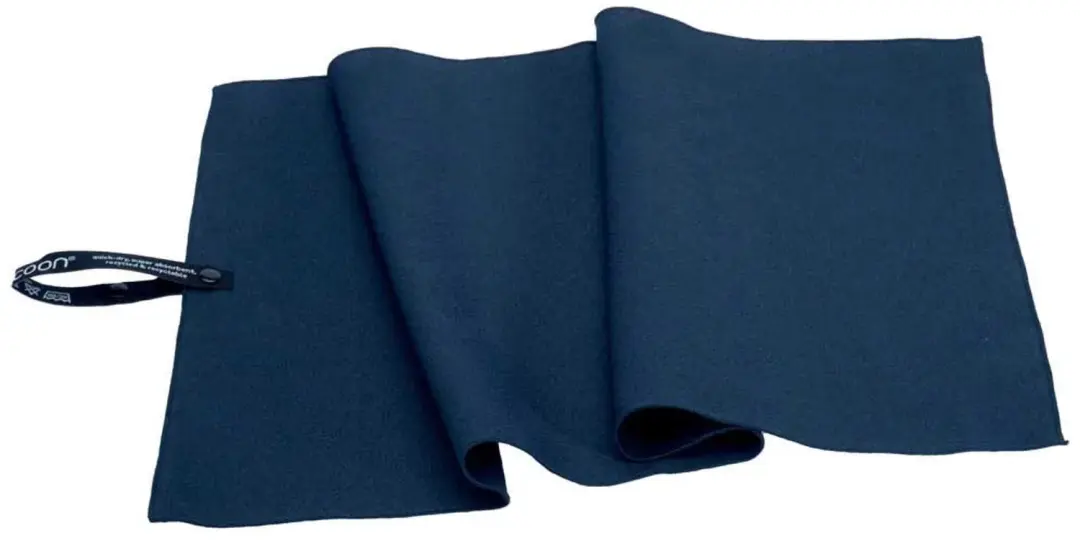 Cocoon Microfiber Hyperlight Handdoek 90x50cm Blauw - afbeelding 4 van 5