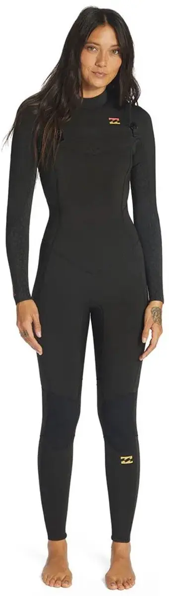 Billabong Dames Synergy 5/4mm Borst Ritssluiting Wetsuit -