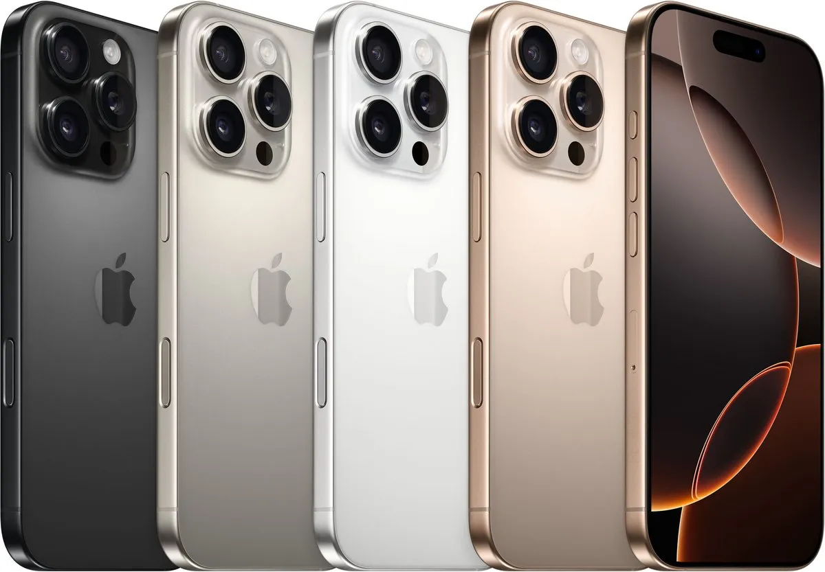 Apple iPhone 16 Pro MYNQ3ZD/A - 1TB - Wit Titanium