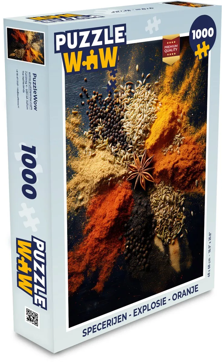PuzzleWow Specerijen Explosie Legpuzzel 1000 Stuks