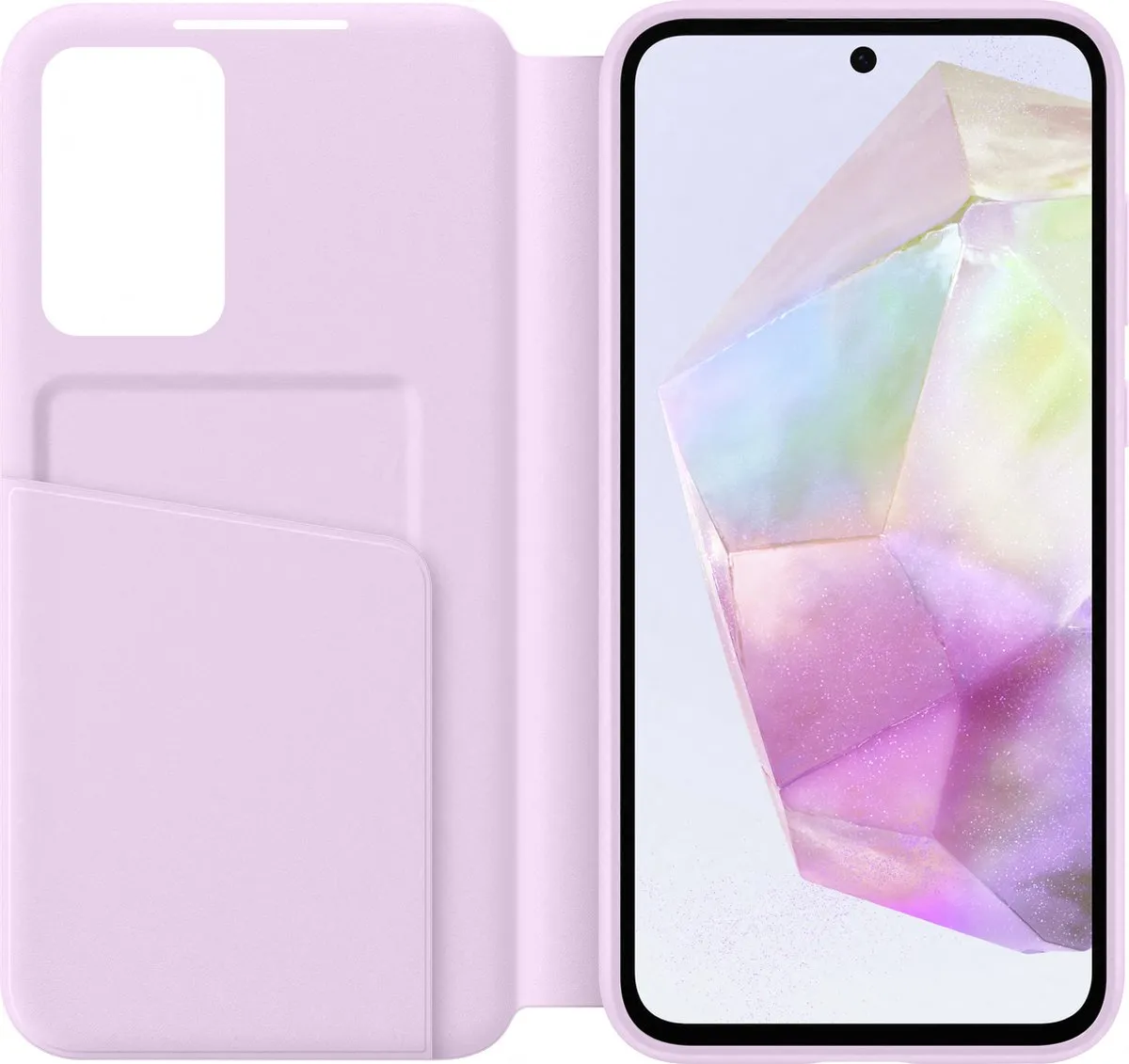 Samsung Smart View Wallet Case Galaxy A35 5G - Lavendel EF-ZA356CVEGWW