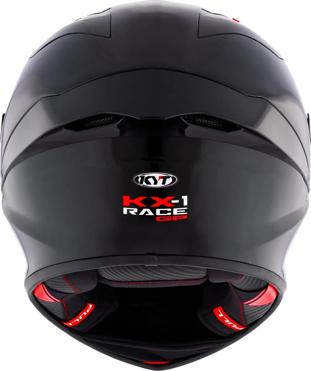 KYT KX-1 Race GP Plain Helm M - Zwart - afbeelding 3 van 6