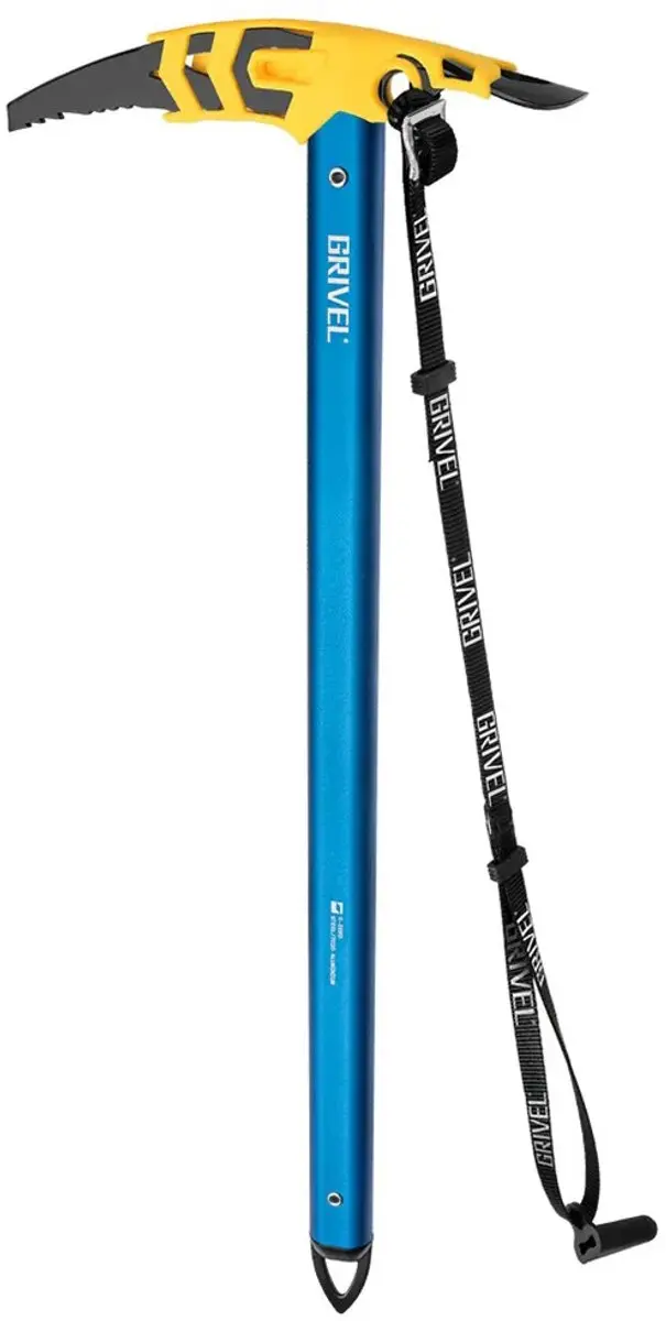 Grivel G Zero+long Leash Evo Ijspikkel Geel 66 cm