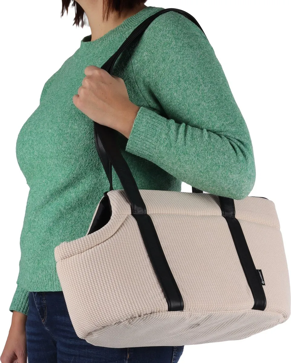Flamingo Aaliyah Draagtas - 46x23x25cm Wit