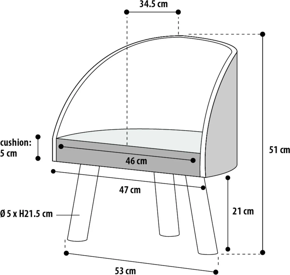 Flamingo Scandi Sofa Kattenmeubel - Groen - afbeelding 6 van 6
