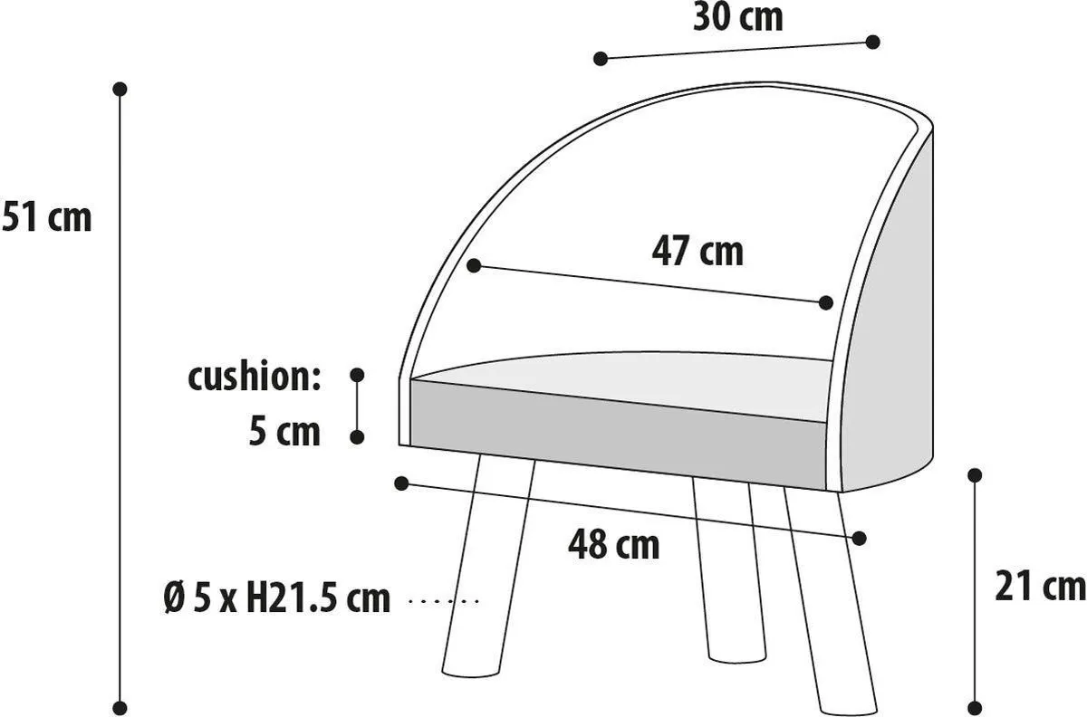 Flamingo Scandi Sofa Kattenmeubel - Groen