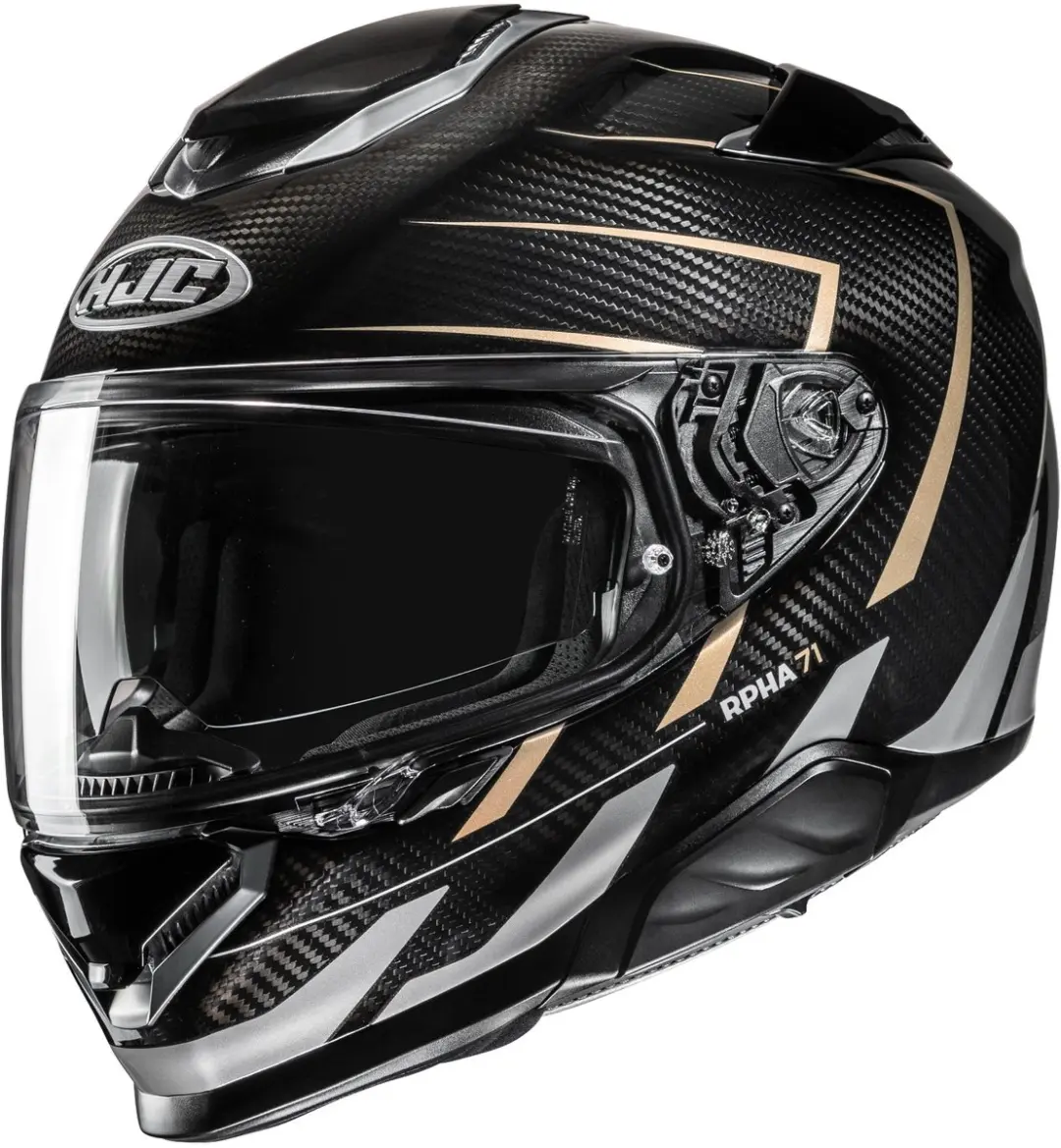 HJC RPHA 71 Carbon Cano Zwart Goud Zilver Integraalhelm