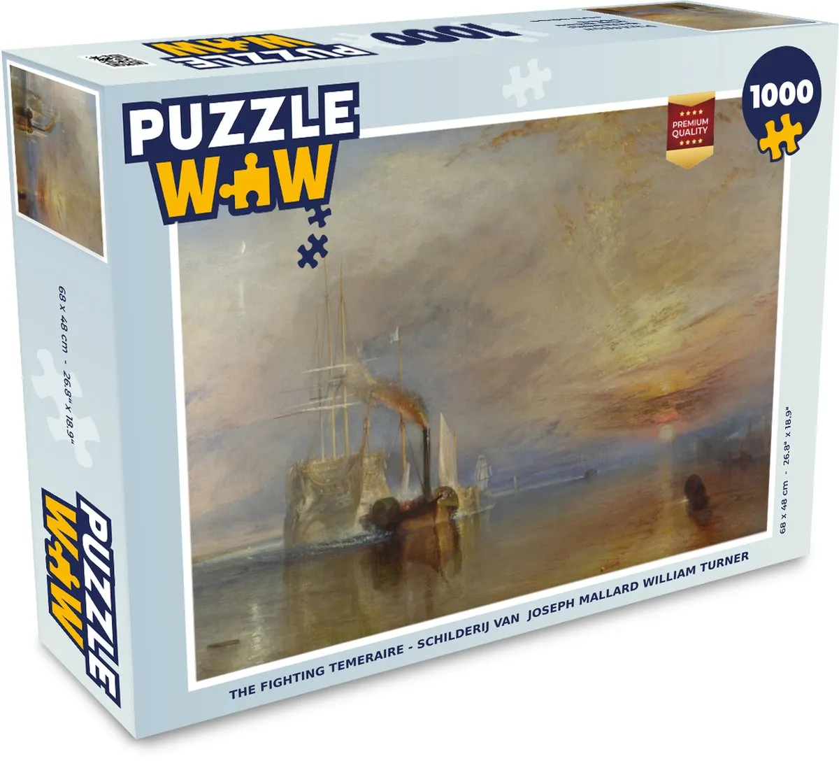 PuzzleWow The Fighting Temeraire Legpuzzel 1000 Stuks