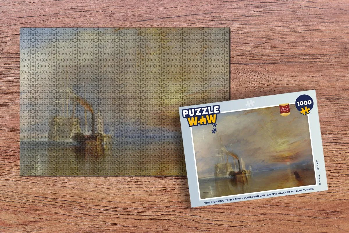 PuzzleWow The Fighting Temeraire Legpuzzel 1000 Stuks - Multicolor