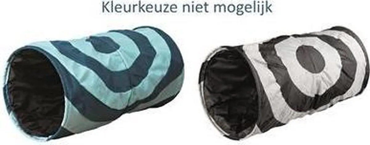Trixie Speeltunnel Kat - 115x30x30cm - Blauw