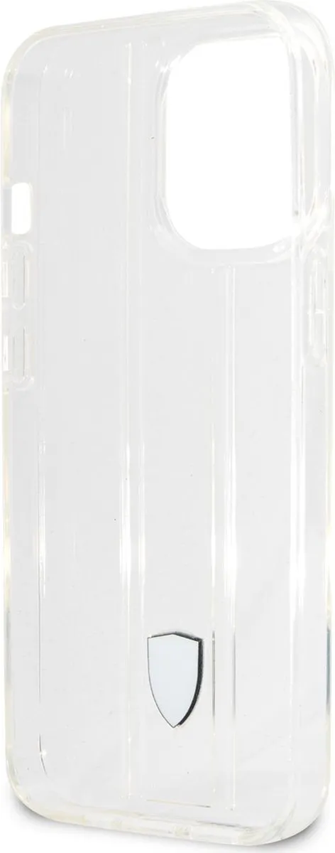 Ferrari 3D Stripes Backcover iPhone 13 Pro - Transparant