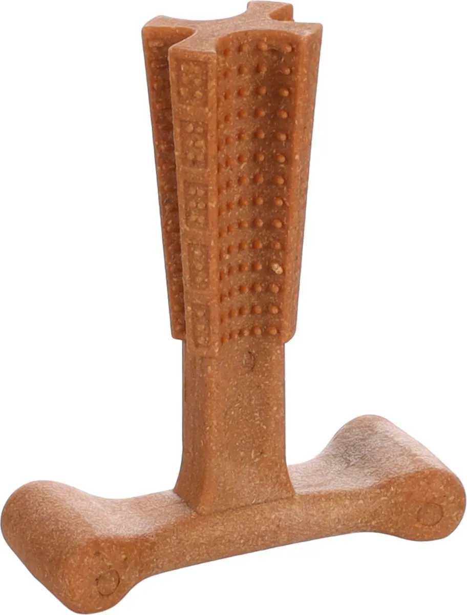 Flamingo Nyl'o Bamboo T-bone Honden Speelgoed
