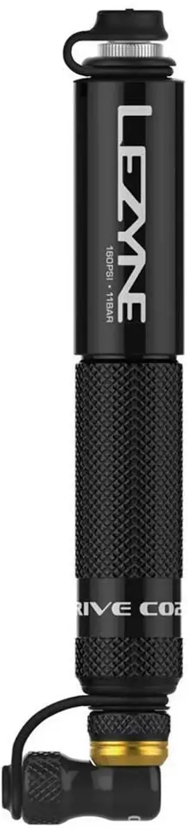 Lezyne Pocket Drive CO2 fietshandpomp - Zwart/Goud - afbeelding 2 van 6